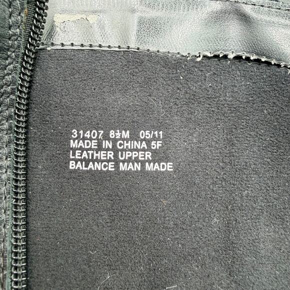 Clarks Black Leather Riding Boots Women’s 8.5M Knee High Zip Equestrian - Picture 12 of 15